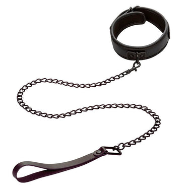 Set Collare e Guinzaglio in Metallo Nocturnal: Eleganza e Controllo